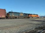 CSX 5112 AC44CW pulling excess height cars